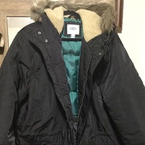 Black men’s down coat